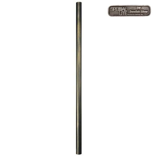 Craftmade 7 Ft. Smooth Aluminum Direct Burial Post-Swedish Silver 390-SW